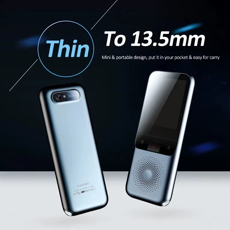 2024 New T11 Audio Translator Portable 138 Language Smart Translator Offline in Real Time Smart Voice AI Voice Photo Translator